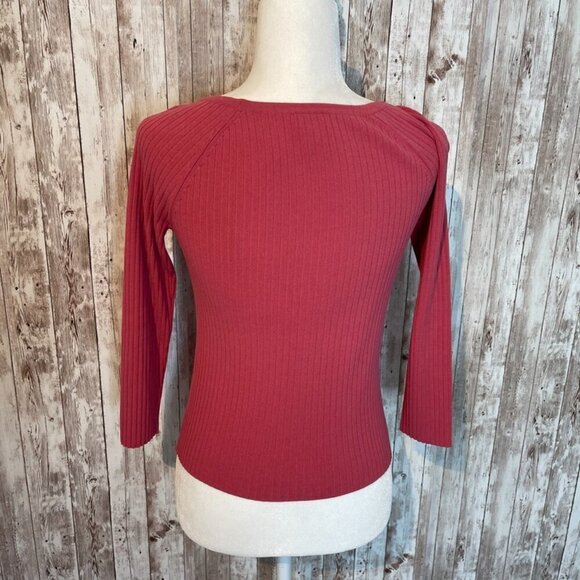 LOFT Rose Pink Sweater size Small - Picture 3 of 4